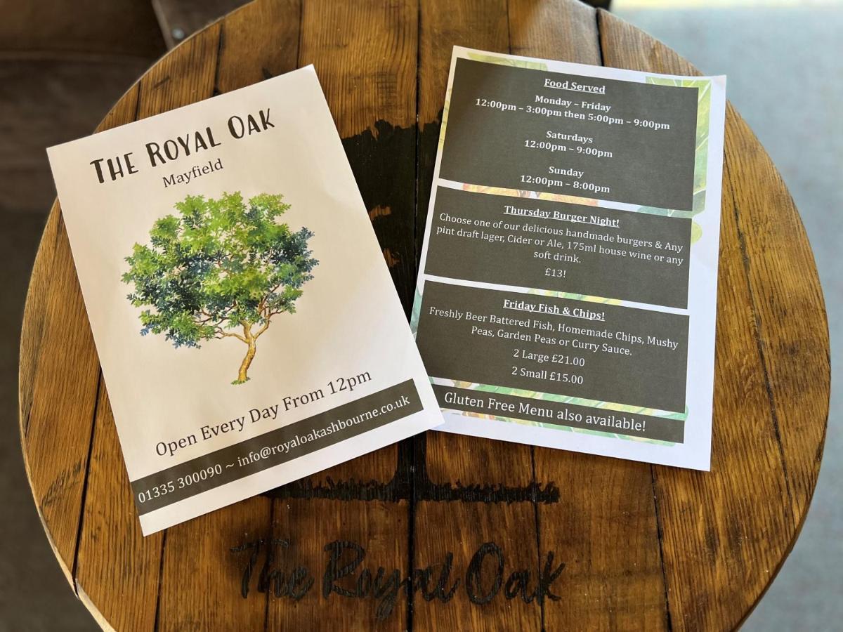 Bed and Breakfast The Royal Oak Ashbourne  Exteriér fotografie